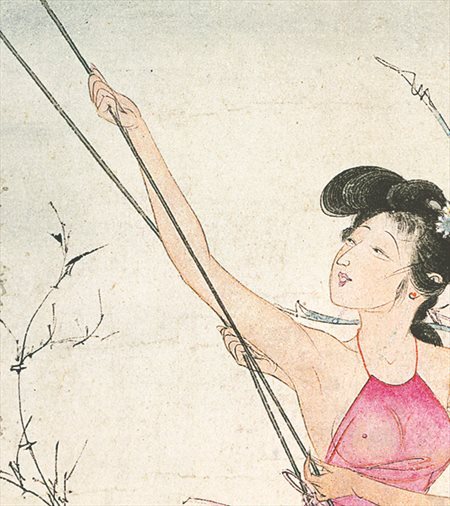 房县-胡也佛的仕女画和最知名的金瓶梅秘戏图